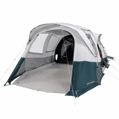 Quechua 6 Man Blackout Tent With Poles - Arpenaz 6.3 F&B