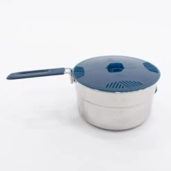 Quechua Hiker's Camping Stainless Steel Cooking Set MH100 4 Person (2.6 L) 12 Quechua Hiker's Camping Stainless Steel Cooking Set MH100 4 Person (2.6 L) -Outdoor Camping Store k3a39dcd761542c4223e7883fd34a5b32