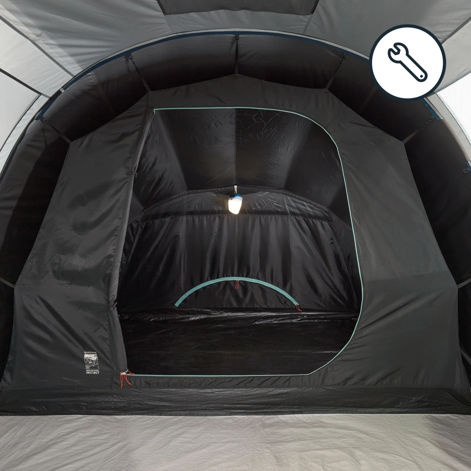 Quechua BEDROOM AND GROUNDSHEET - SPARE PART FOR THE ARPENAZ 4.1 FRESH&BLACK TENT 1 Quechua BEDROOM AND GROUNDSHEET - SPARE PART FOR THE ARPENAZ 4.1 FRESH&BLACK TENT