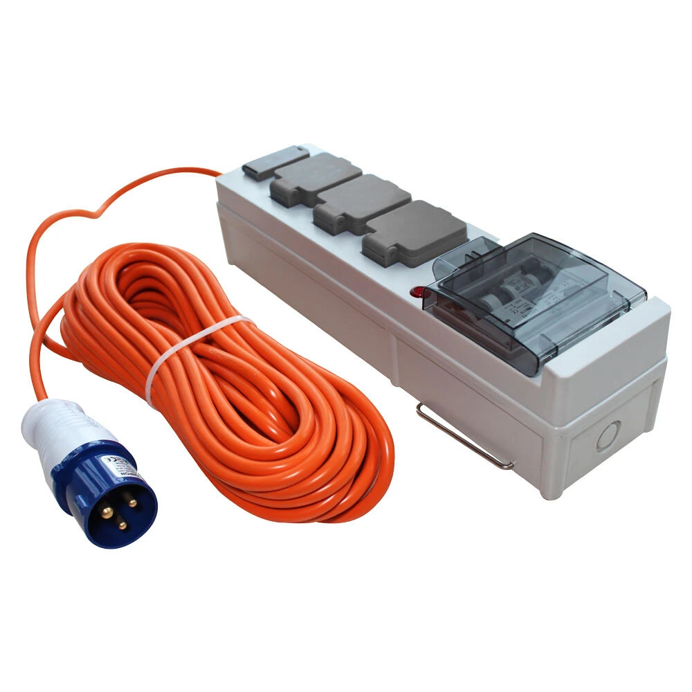 Mobile Mains Power Unit USB 15m Cable 1 Mobile Mains Power Unit USB 15m Cable