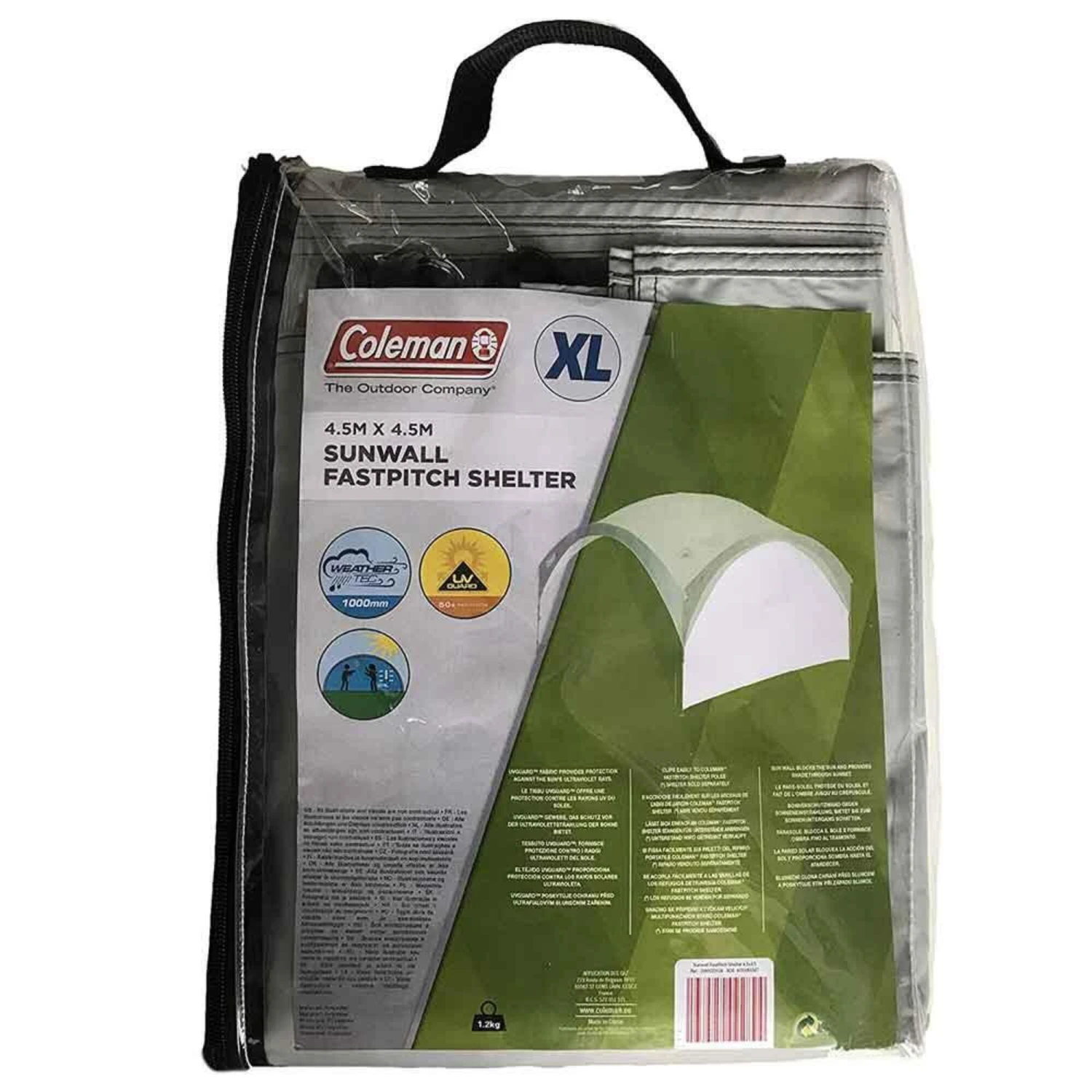 Coleman FastPitch Shelter Sunwall XL Gazebo Side Panel Sun Protection 2 Coleman FastPitch Shelter Sunwall XL Gazebo Side Panel Sun Protection - Image 2