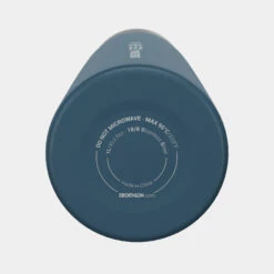 Quechua Stainless Steel Insulated Hiking Bottle 1 L Blue -Outdoor Camping Store k72ac46ea3e65502cbb66063bf1008851