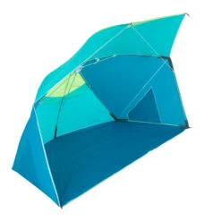 3-person Sun Shelter Beach Parasol UPF50+ Iwiko 180 - Blue Yellow -Outdoor Camping Store k921bed785d21bc22108d66ea72fb6254