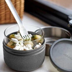 Black+Blum Glass Lunch Bowl 600ml Slate 6 Black+Blum Glass Lunch Bowl 600ml Slate -Outdoor Camping Store k97bd7e78ea7662b94ee8e79e52c213a1