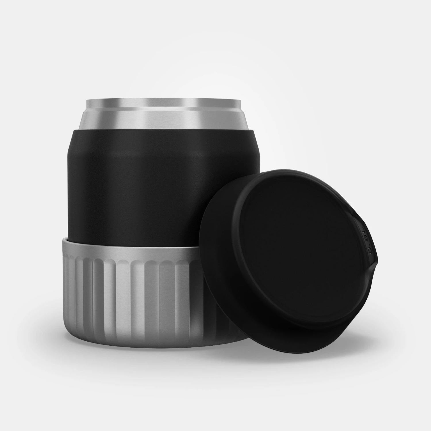 Quechua Stainless Steel Isothermal Food Box For Hiking MH500 0.8 L With Bowl Black 10 Quechua Stainless Steel Isothermal Food Box For Hiking MH500 0.8 L With Bowl Black - Image 10