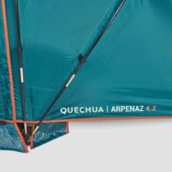 Quechua 4 Man Tent With Poles - Arpenaz 4.2 -Outdoor Camping Store kd541f7633effb5dc2bf51fb9a6027cd6