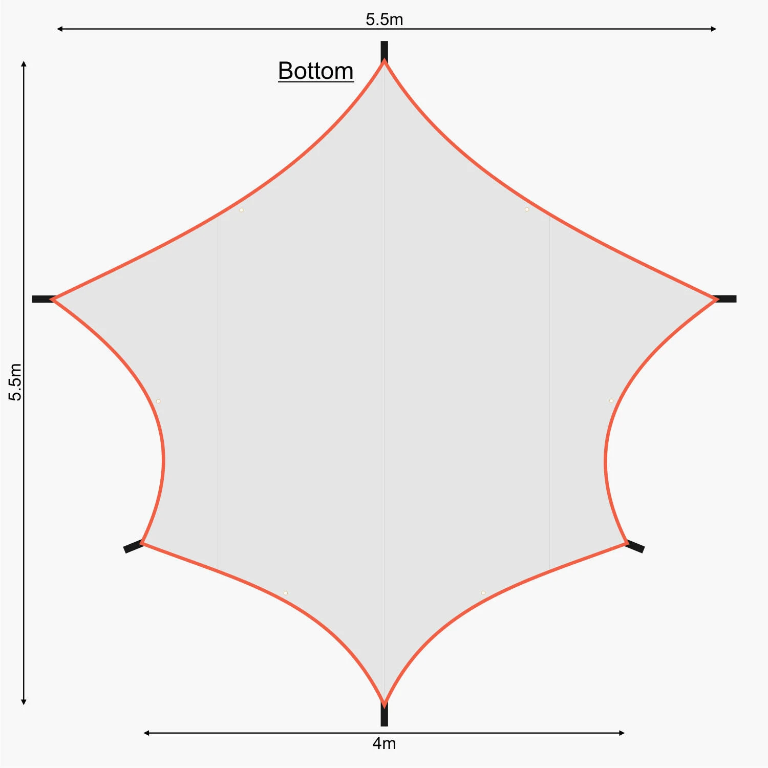Lomo Fasgadh 5m Tarp 5 Lomo Fasgadh 5m Tarp - Image 5
