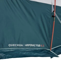 Quechua 6 Man Blackout Tent With Poles - Arpenaz 6.3 F&B -Outdoor Camping Store ke4cc94bb9f26674bedf8133a1a4ba587