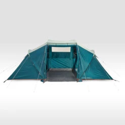 Quechua 4 Man Tent With Poles - Arpenaz 4.2 -Outdoor Camping Store kebc0fedf7c4c2b6c8a0a6a7b99b98752
