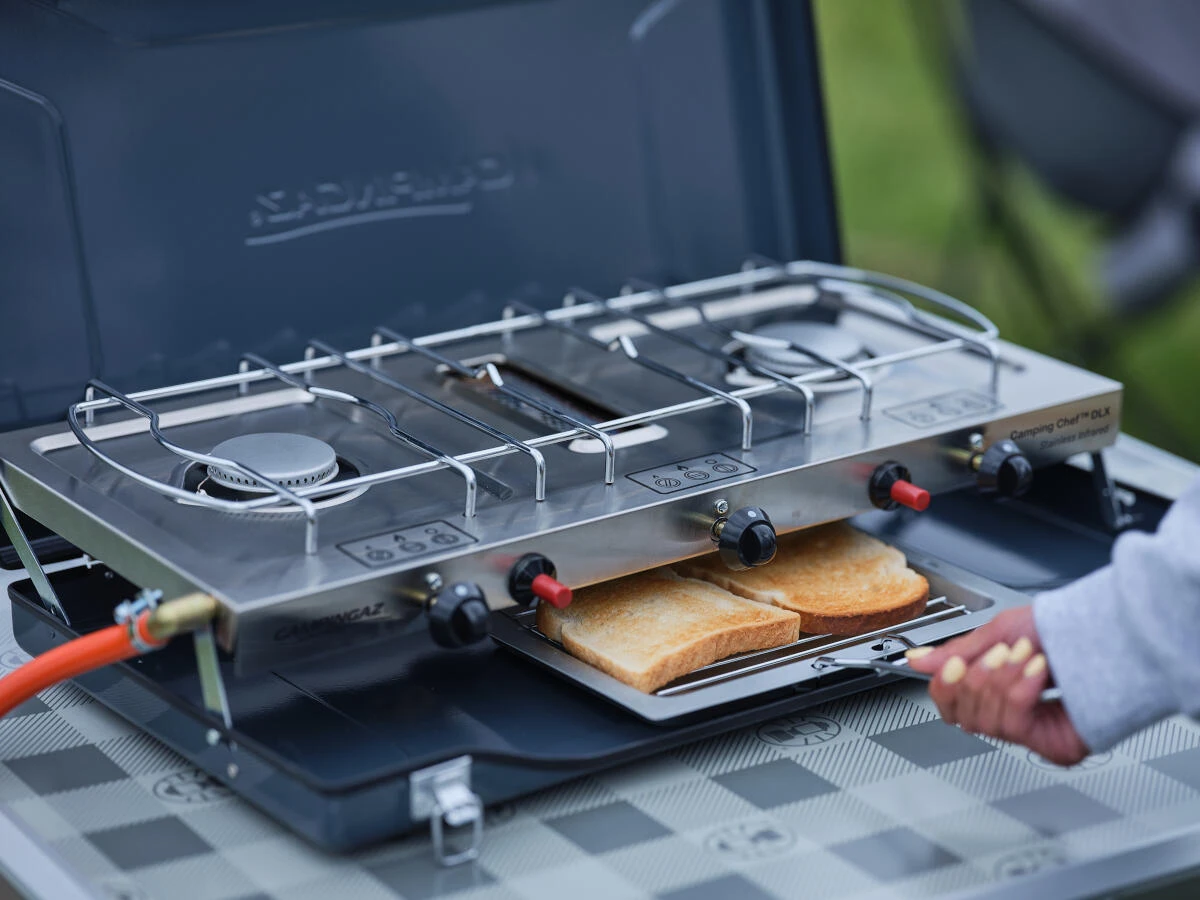 Campingaz Camping Chef DLX Stainless Infrared Gas Stove 5 Campingaz Camping Chef DLX Stainless Infrared Gas Stove - Image 5