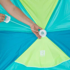 3-person Sun Shelter Beach Parasol UPF50+ Iwiko 180 - Blue Yellow -Outdoor Camping Store kf3b46ae99fd9026b2ba7d07ec8af48c5