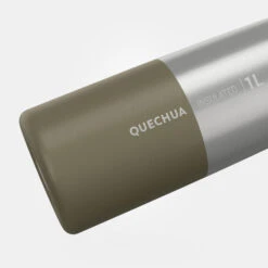 Quechua Isothermal Stainless Steel Hiking Flask MH500 1 L Khaki -Outdoor Camping Store kfc087bfedafce36589929ca3f8547368